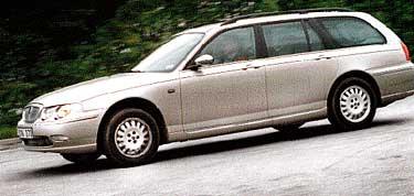 Nya Rover 75 Tourer väljer man inte för köregenskaperna, utan för komforten.