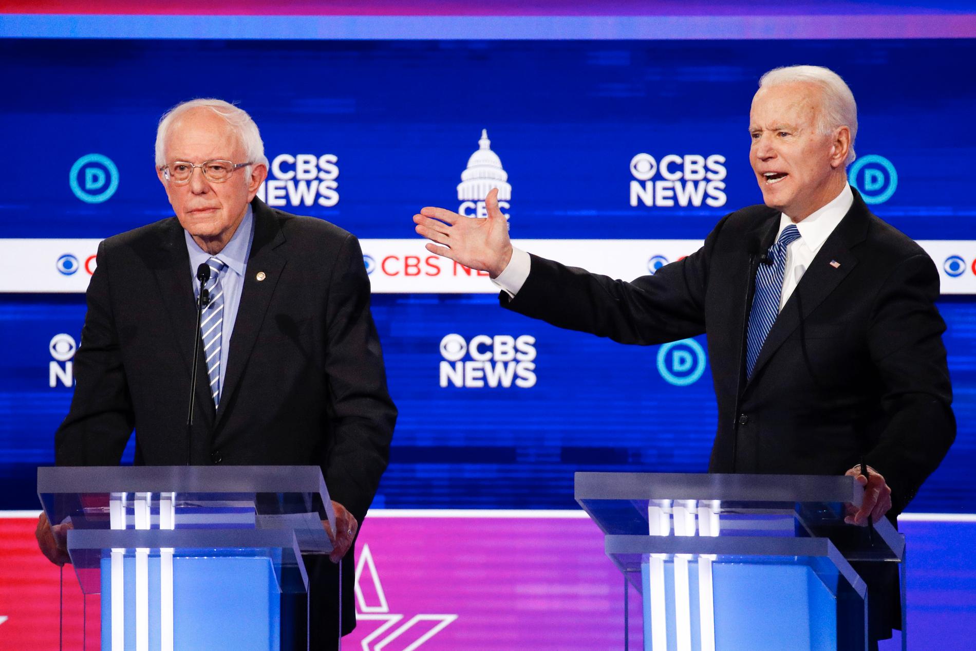 Bernie Sanders och Joe Biden har flera strider att utkämpa innan någon av dem kan bli demokraternas presidentkandidat. 