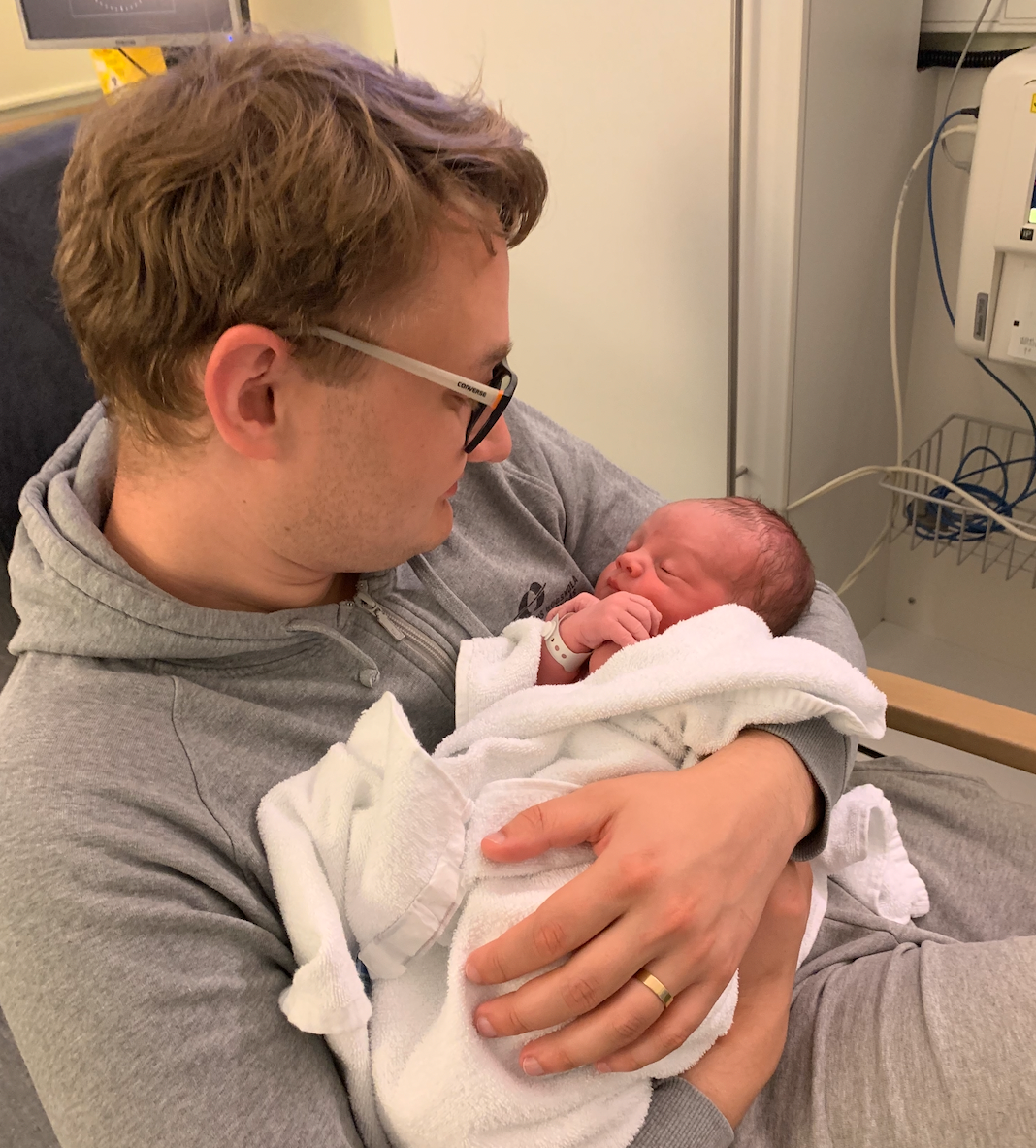 Den 7 juli 2020 föddes deras son Lukas: ”Erik var den stoltaste pappan man kan tänka sig, han var så glad över sitt lilla barn”.