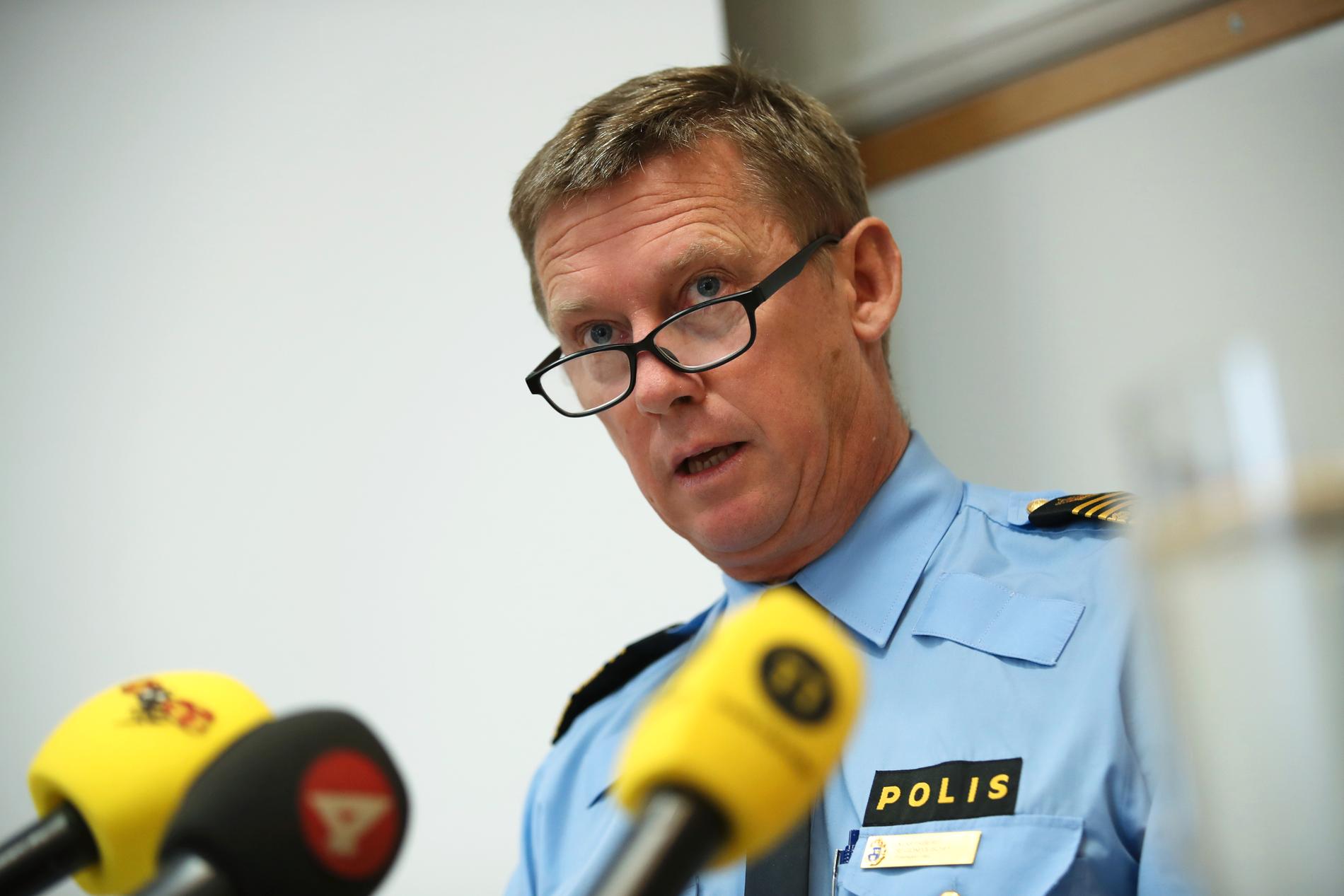 Klas Friberg, Polisens regionschef i Göteborg, är en av flera som nämns i spekulationerna om ny rikspolischef. Arkivbild.