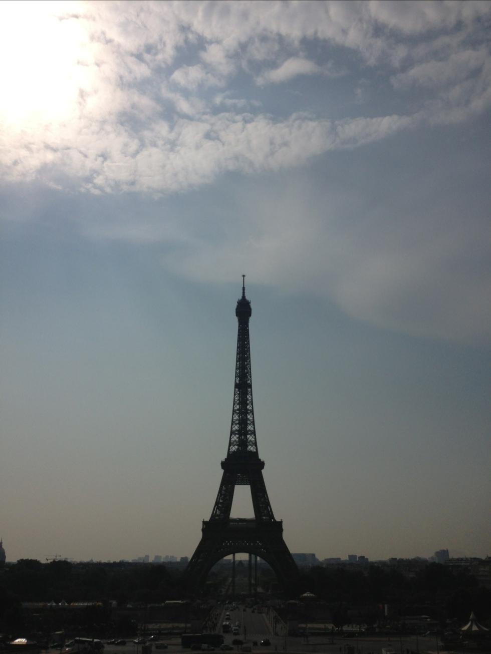 Eiffeltornet för första gången