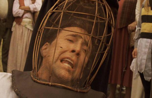 Nicolas Cage (och bin!) i totalsågade ”The wicker man” (2006).