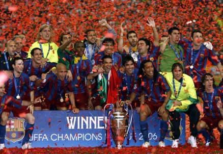 CHAMPIONS 2006 FC Barcelona – de senaste mästarna i turneringarnas turnering.
