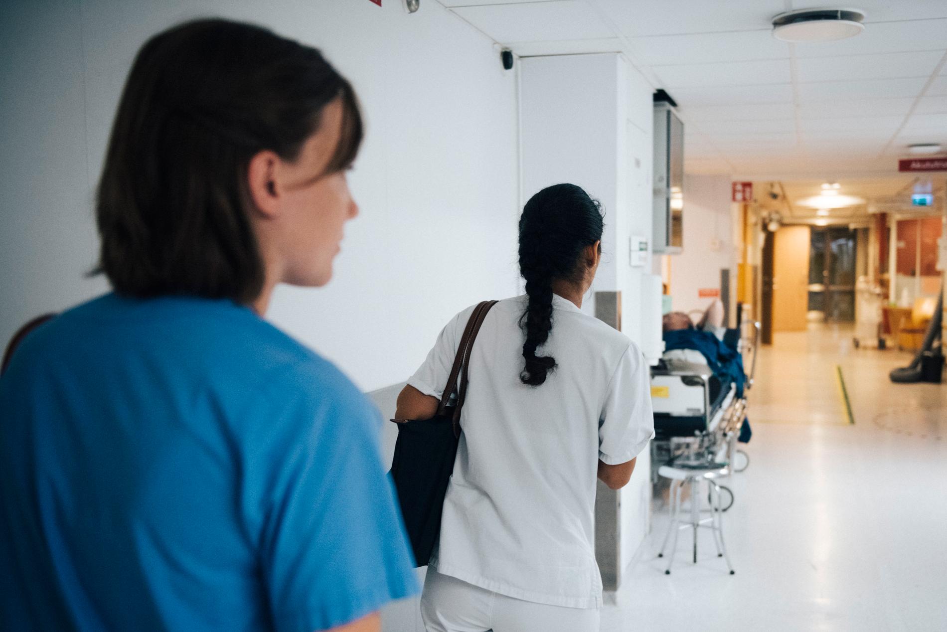 När Aftonbladet besökte Danderyds sjukhus berättade akutsjuksköterskorna om sin arbetssituation.