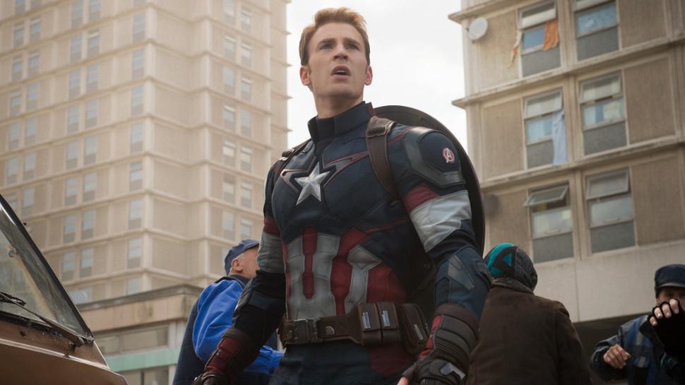 Chris Evans som Captain America.