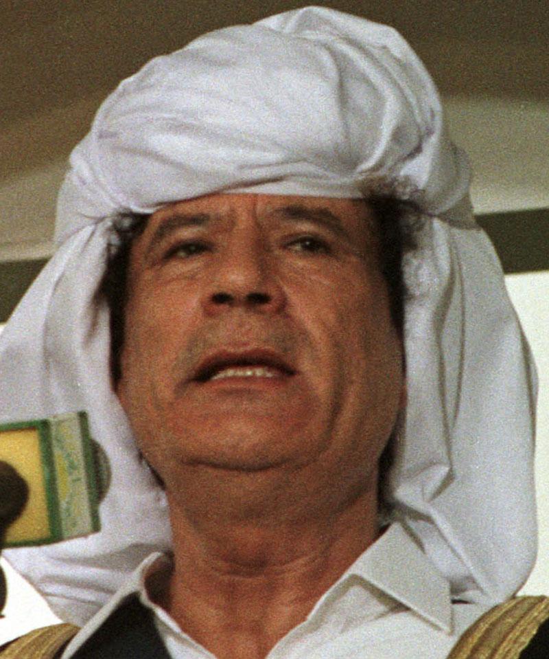 - Muammar Gaddafi