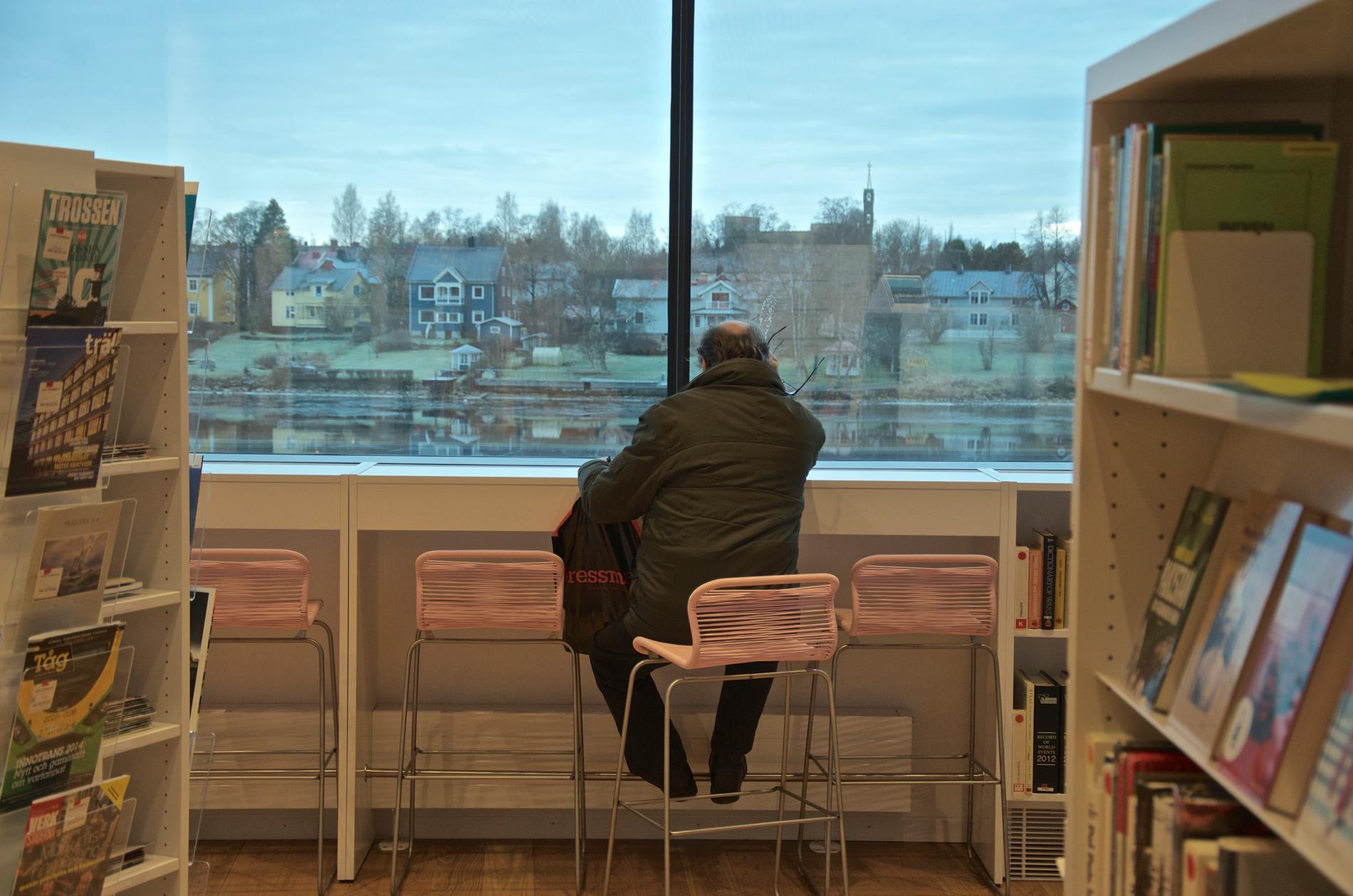 I Väven har Umeåborna fått ett nytt och luftigt stadsbibliotek. Foto: Po Tidholm