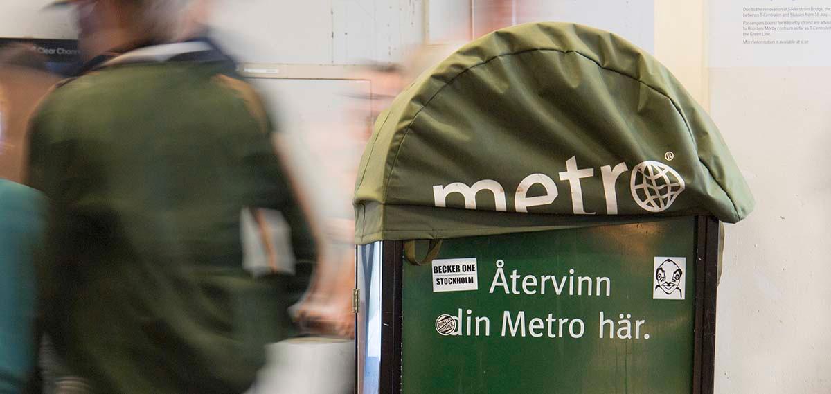 Tidningen Metro kommer inte längre att ägna sig åt journalistik. 