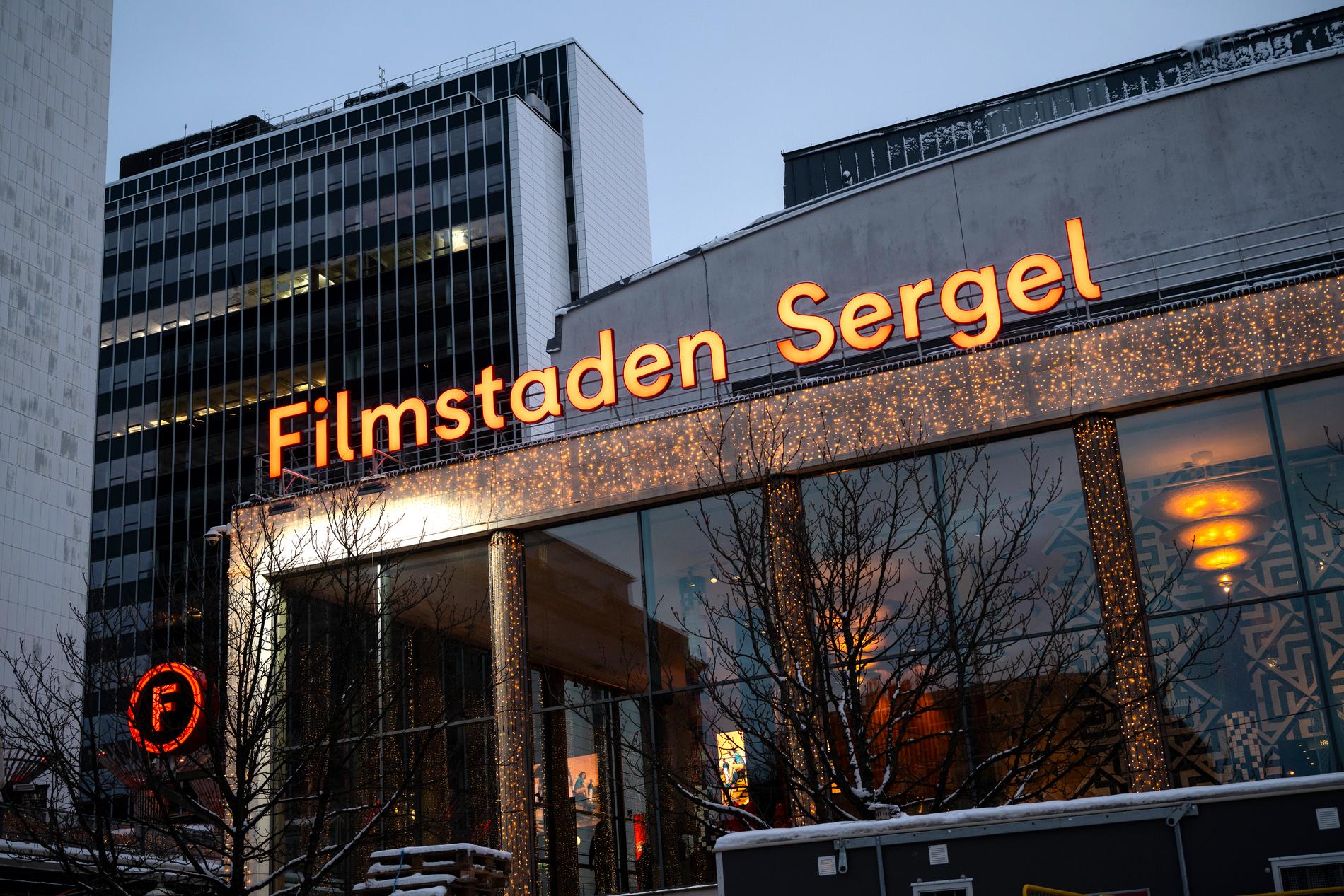 Filmstaden Sergel i Stockholm. Arkivbild.