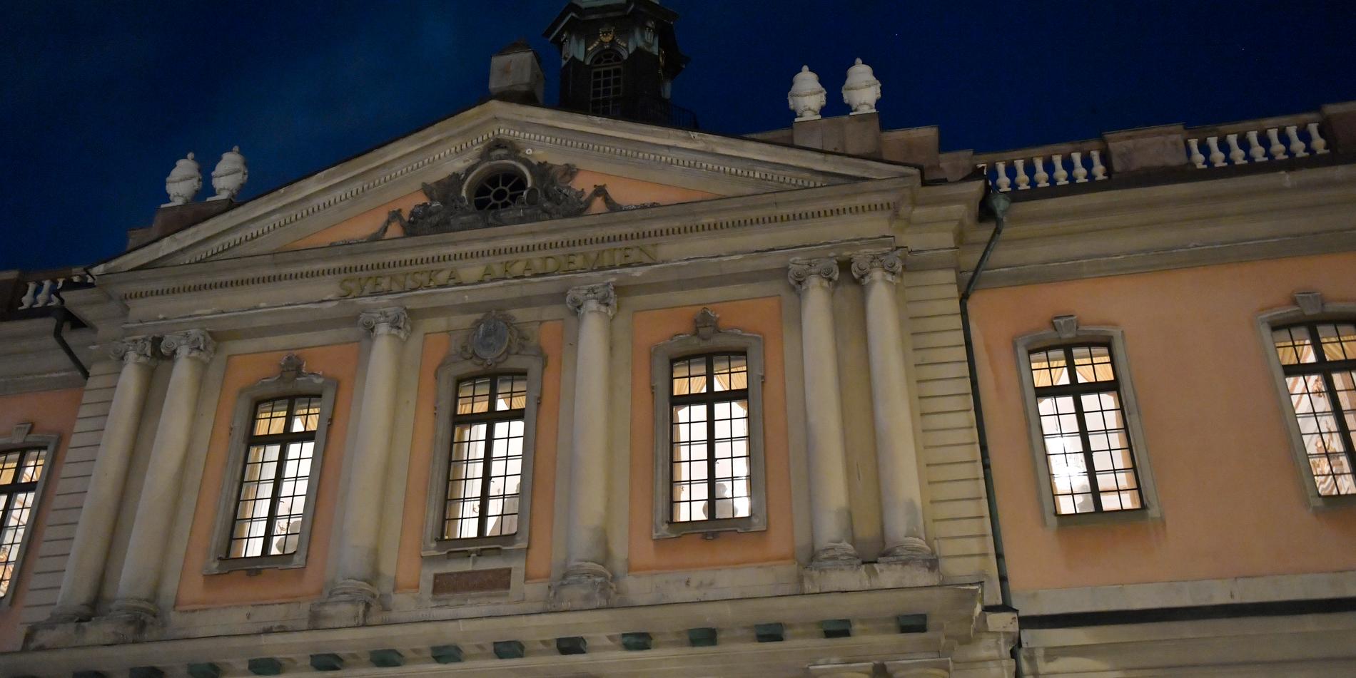 Svenska Akademiens lokaler i gamla Börshuset.