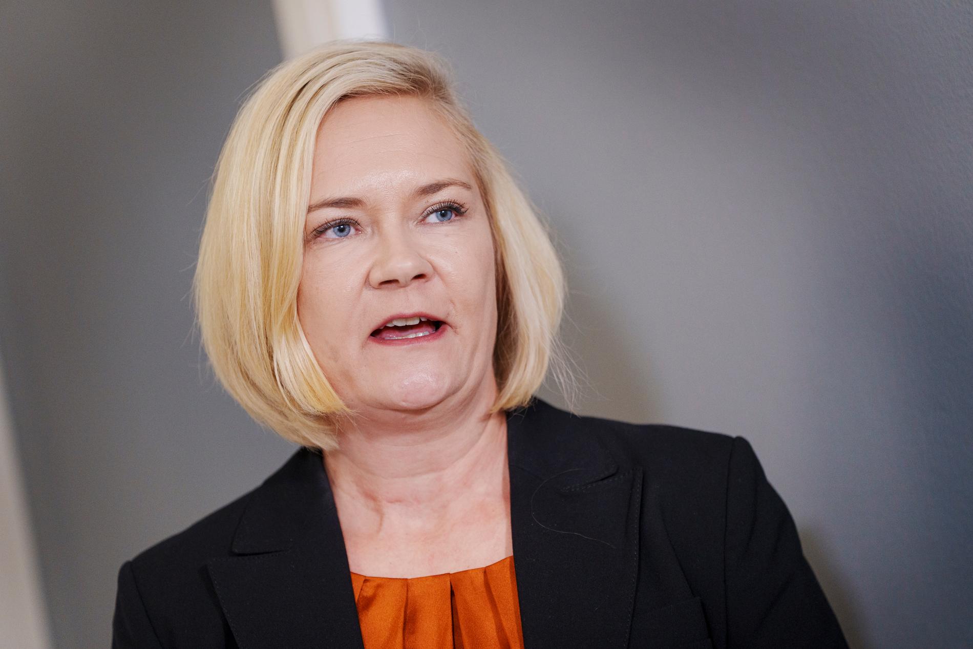 Finlands inrikesminister Mari Rantanen.