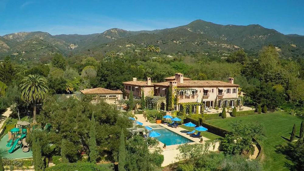 Harry och Meghans lyxvilla i Montecito ligger granne med bland andra Oprah Winfrey, Elle de Generes och Jennifer Aniston. 