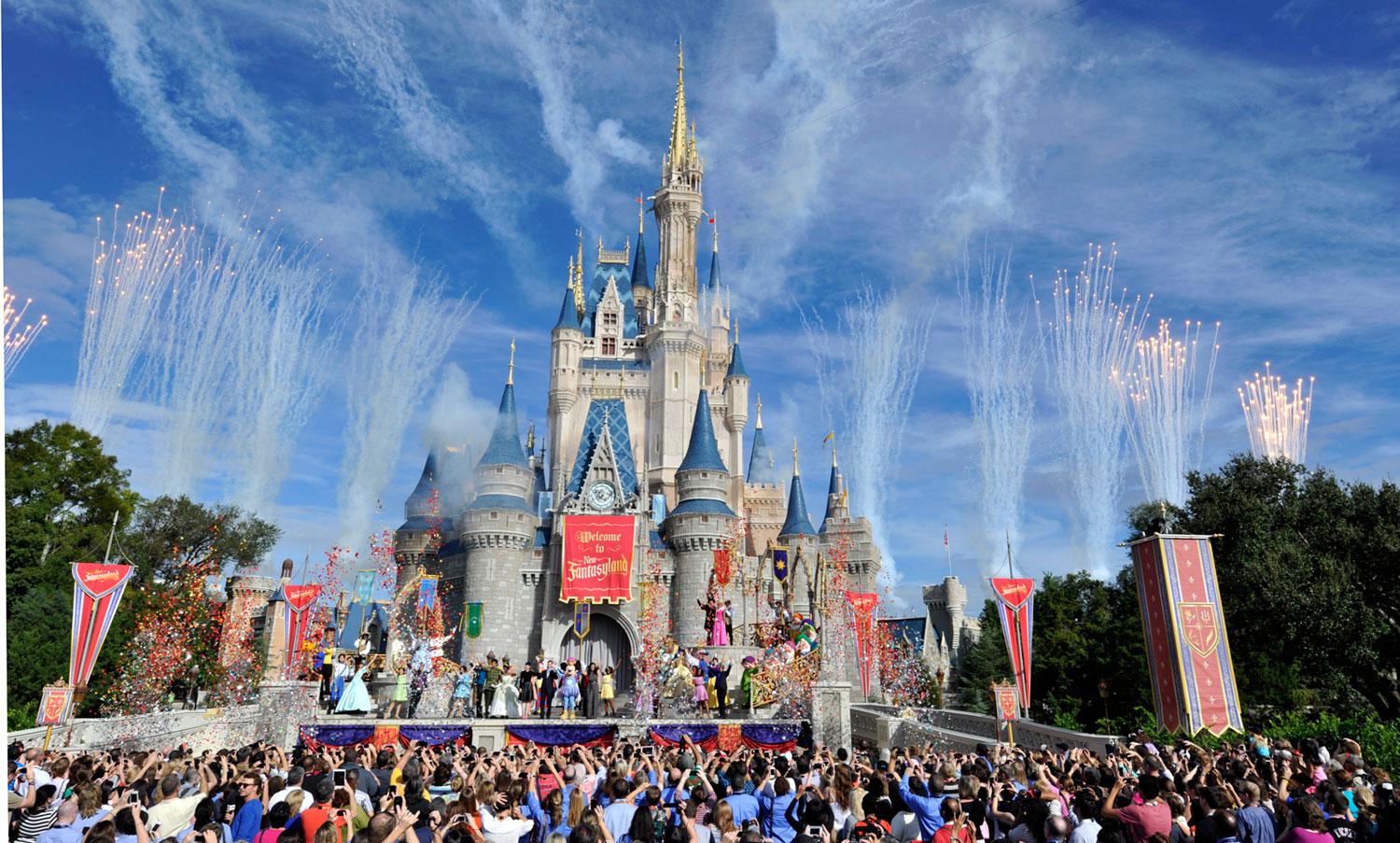 5. Två Disney-attraktioner hamnar på topplistan. Disney World i Florida kniper en femteplats.