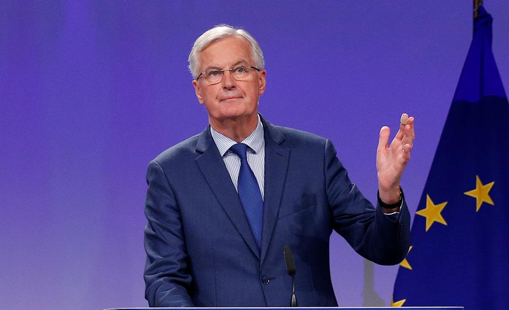 EU:s förhandlare Michel Barnier. 
