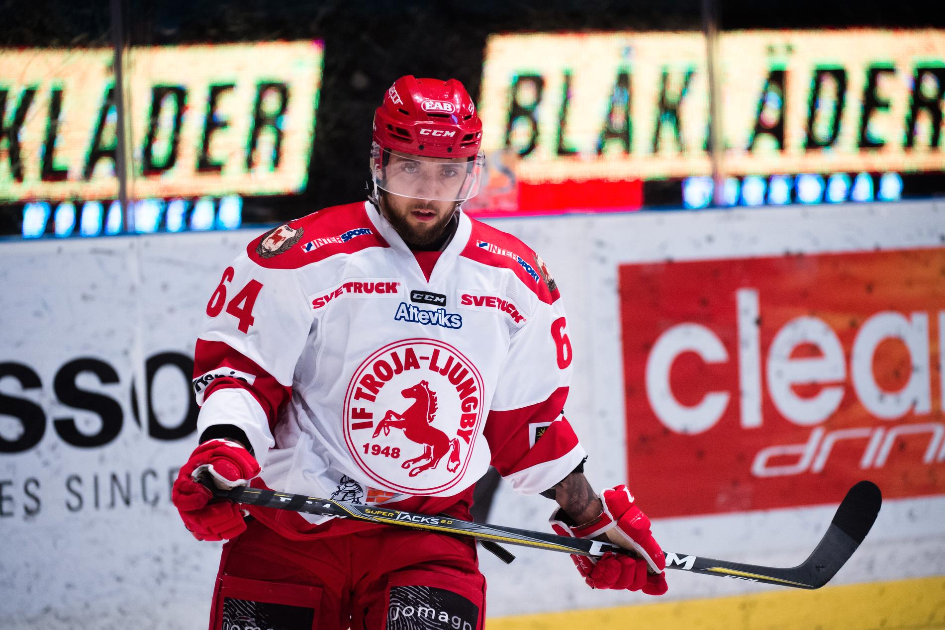 Alexander ”Flash” Lindqvist Hansen under tiden i Troja/Ljungby. 