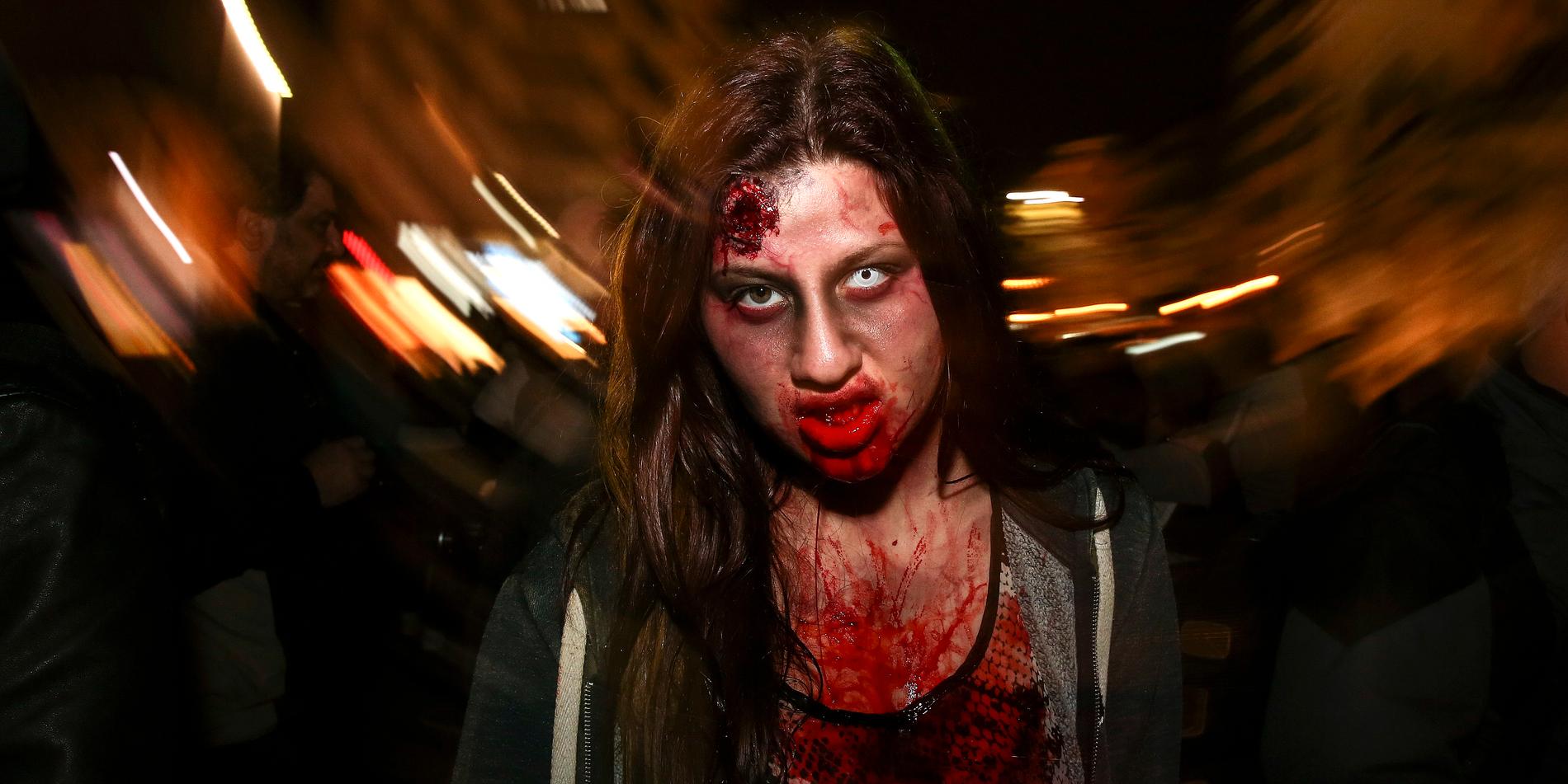 Zombies jagar löpare i Uppsala