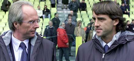 byter med kompisen Sven-Göran Eriksson kan ta över Inter efter Roberto Mancini enligt Unibets odds. Alltjämt är dock Manchester City favoriter hos spelbolaget.
