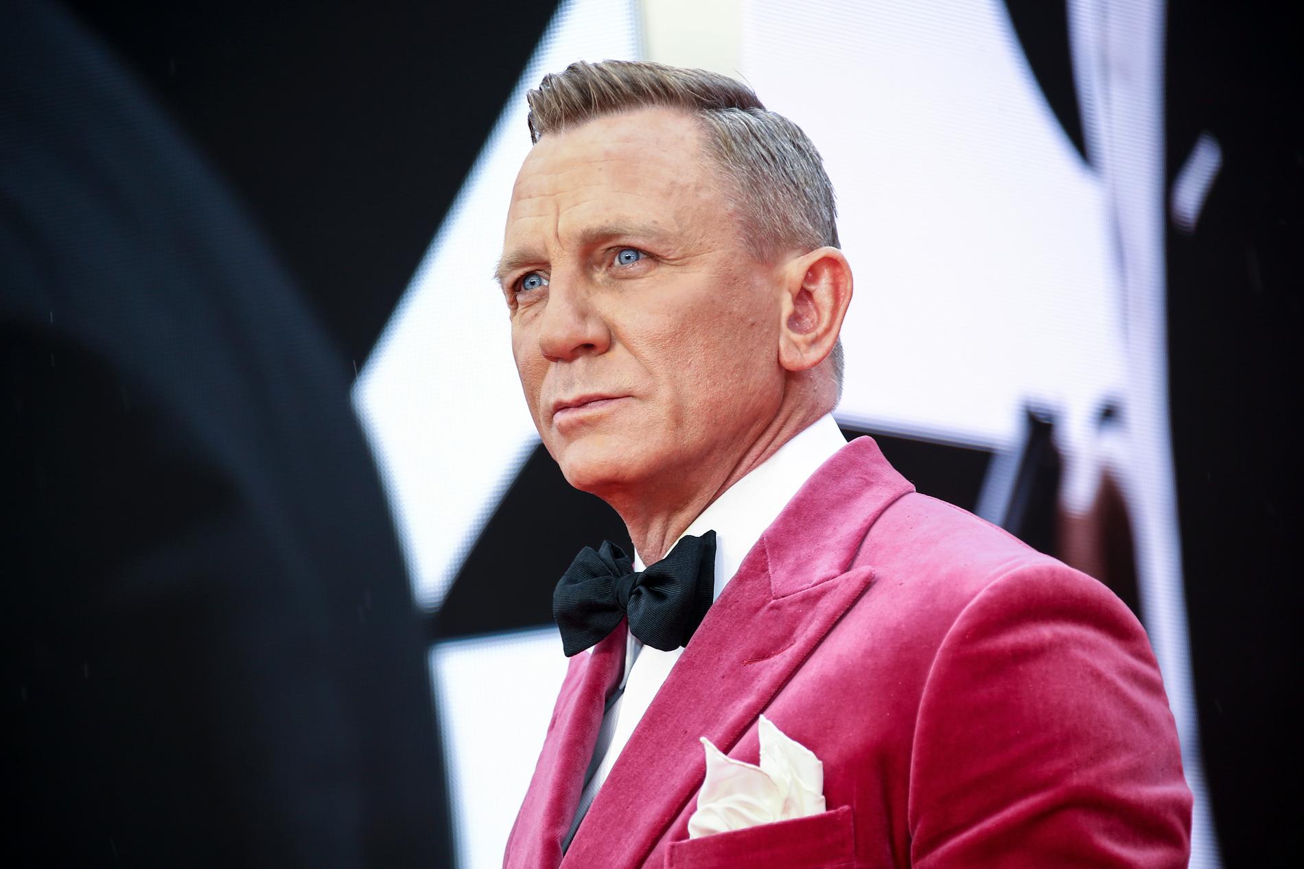 Daniel Craig, just nu aktuell i sin sista Bondfilm, får en stjärna på Hollywood Walk of Fame. Arkivbild.
