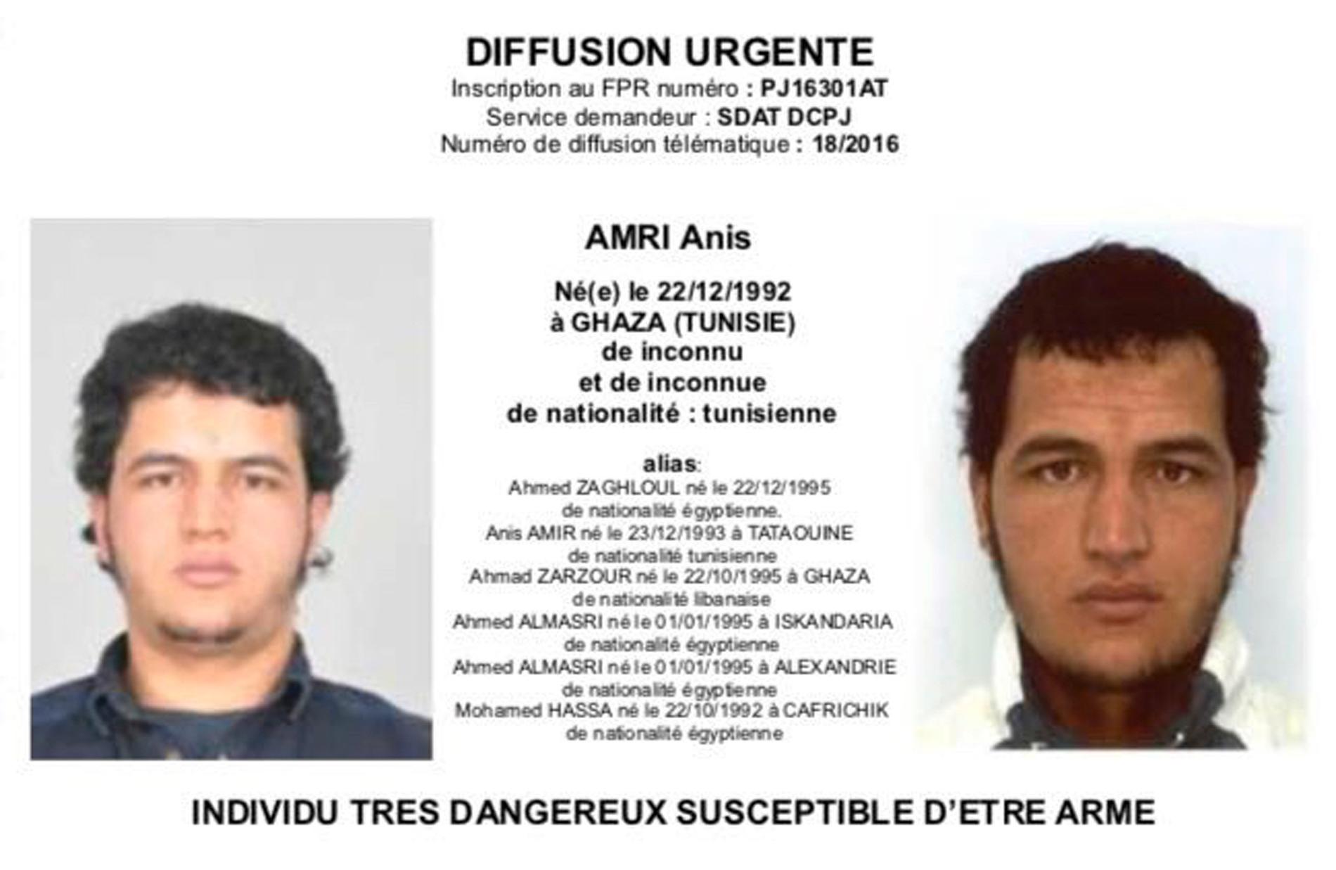 Europol har gått ut med den misstänkte gärningsmannens identitet och bild.