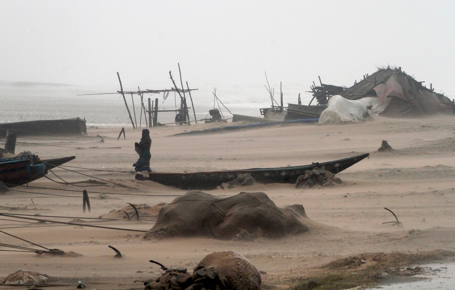 Så sent som för en månad sedan drabbades Indiens östkust av cyklonen Titli. Arkivbild.