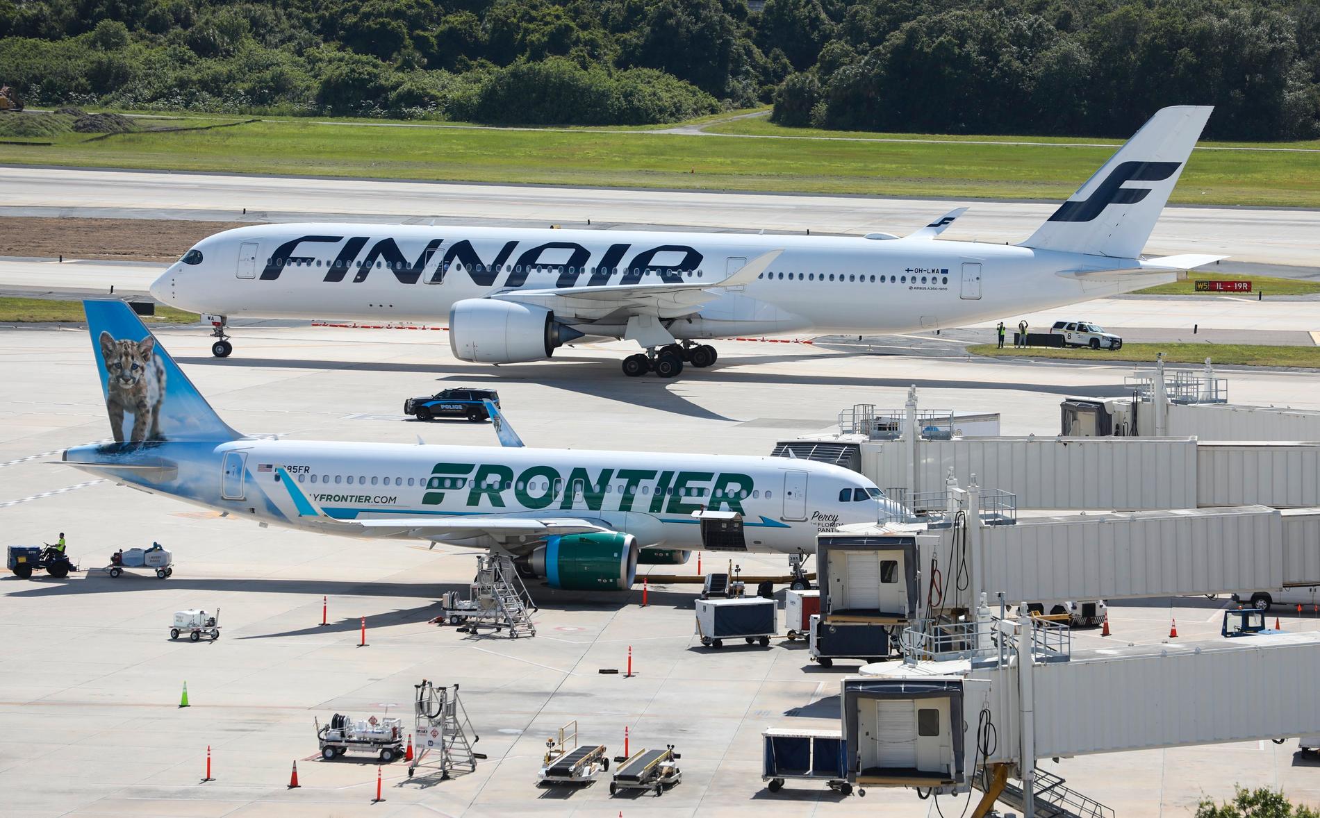 Flygbolaget Finnair börjar väga sina passagerare.