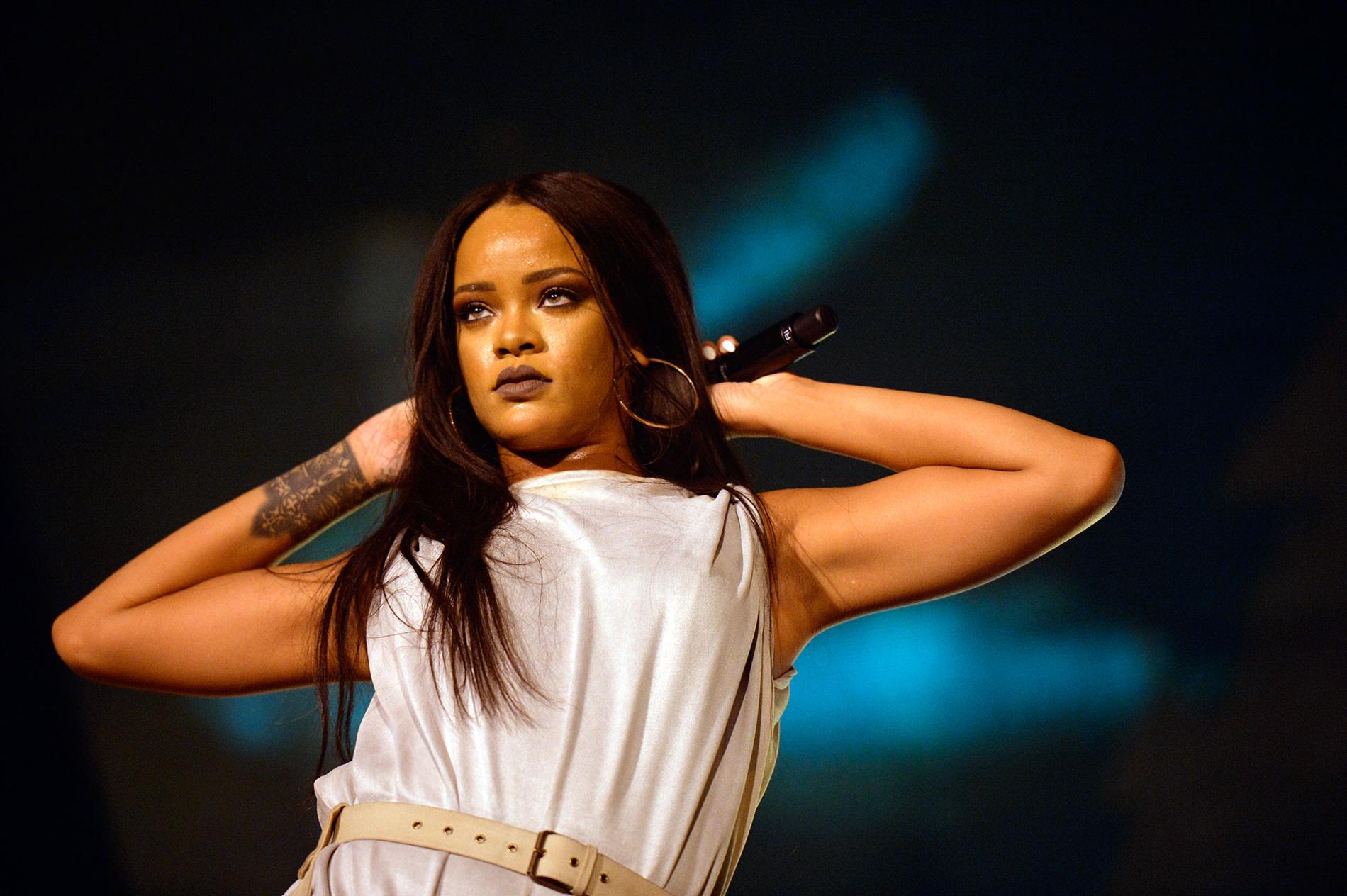Rihanna i Tele2 arena.
