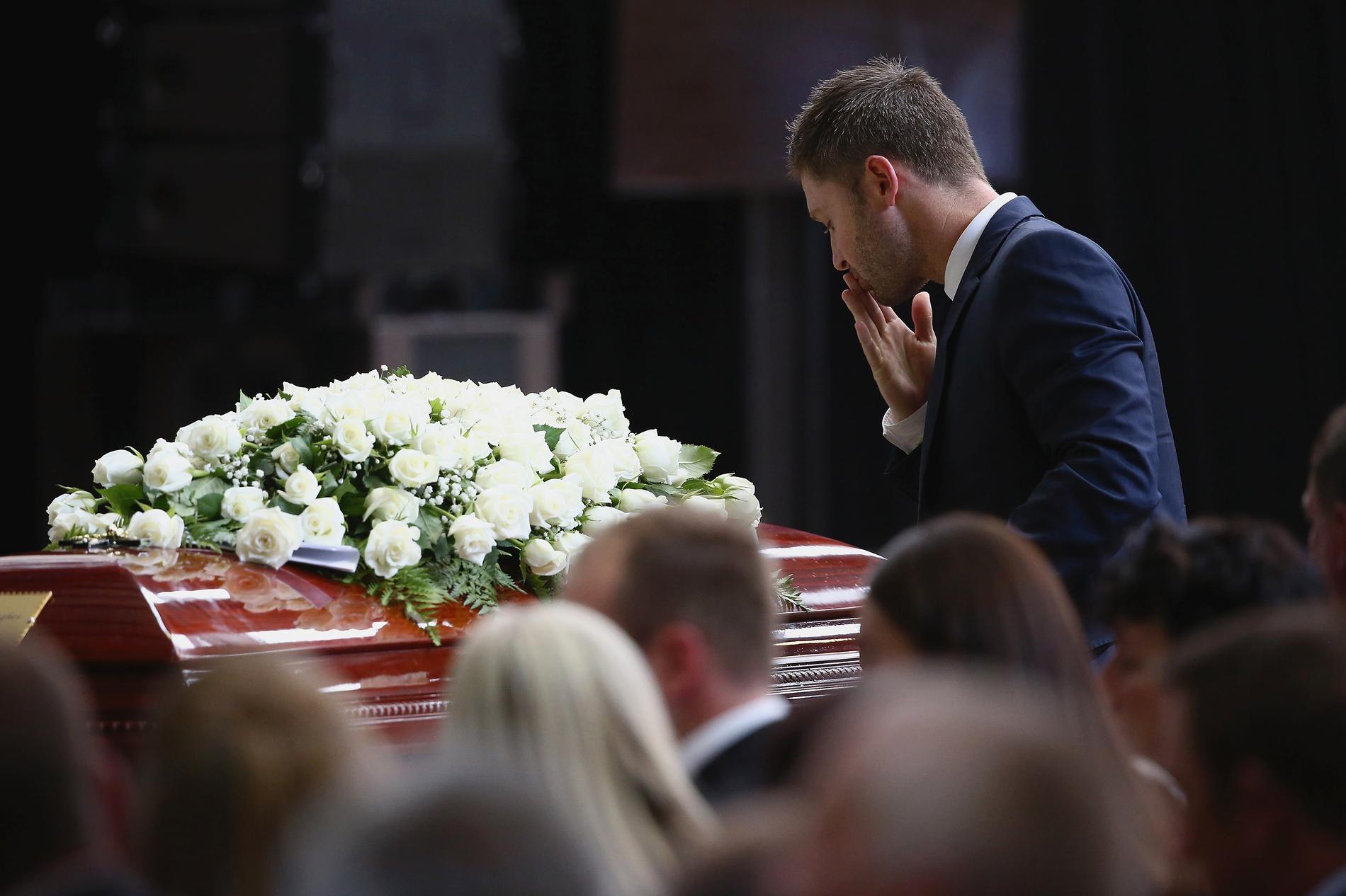 Australien begränsar hur många som får delta vid en begravning. Arkivbild.