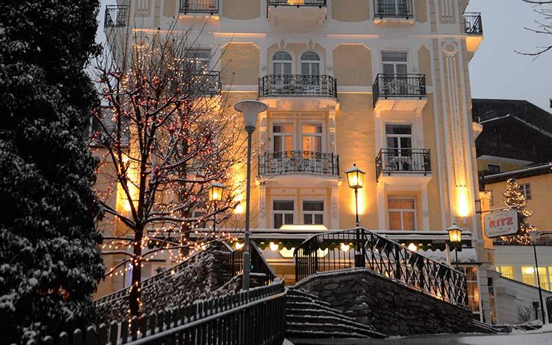 Hotellet Salzburger Hof är ett populärt resmål för svenska skidälskare