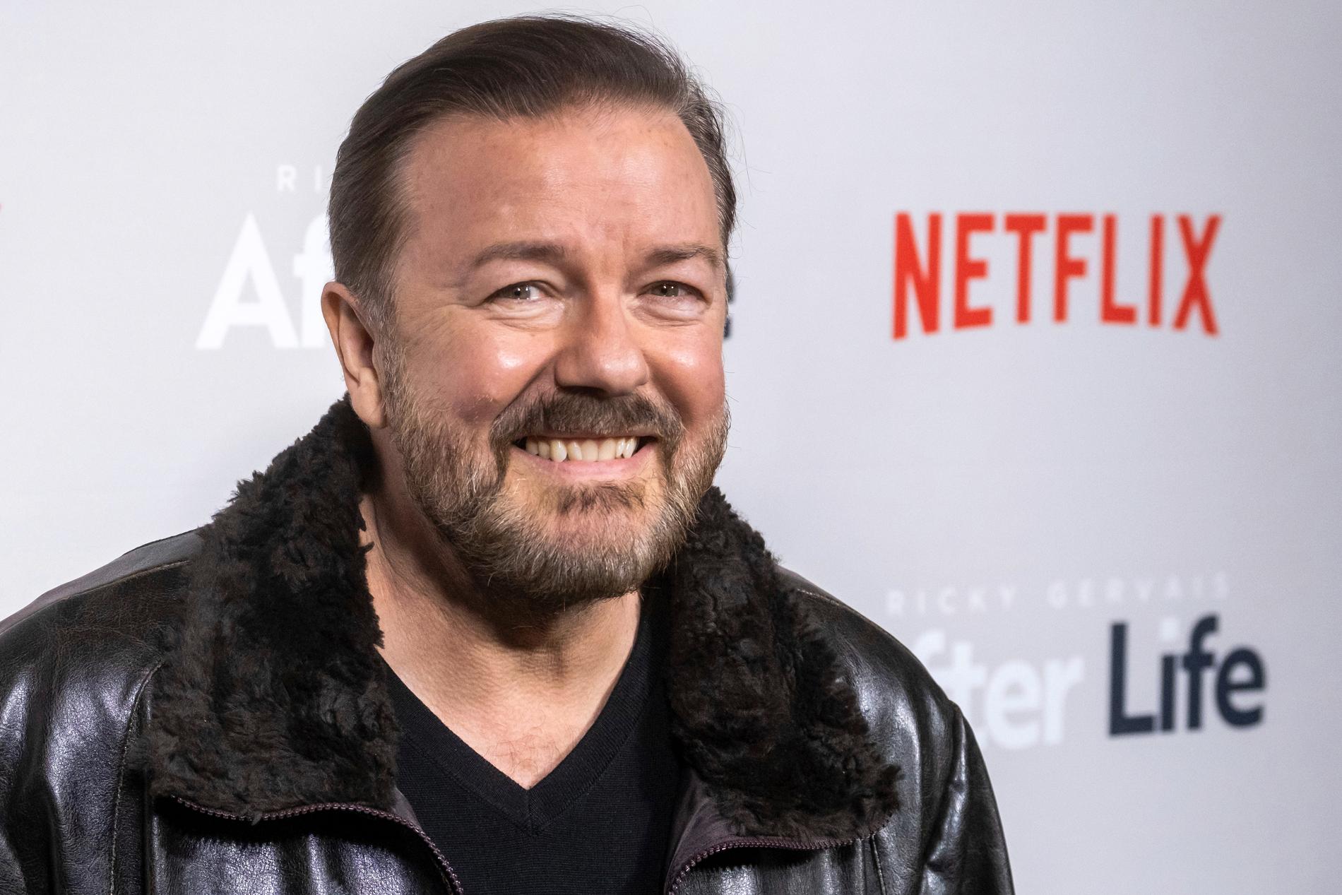Ricky Gervais kommer till Stockholm i februari. Arkivbild.