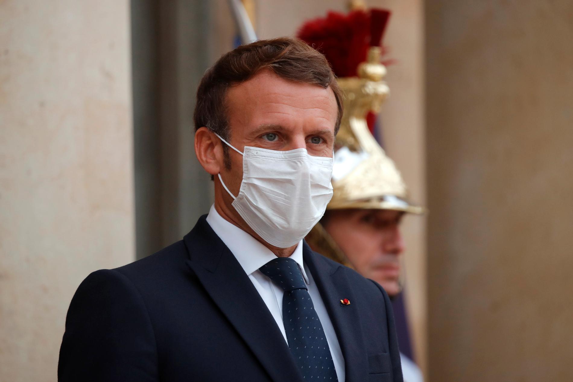 Frankrikes president Emmanuel Macron. Arkivbild.