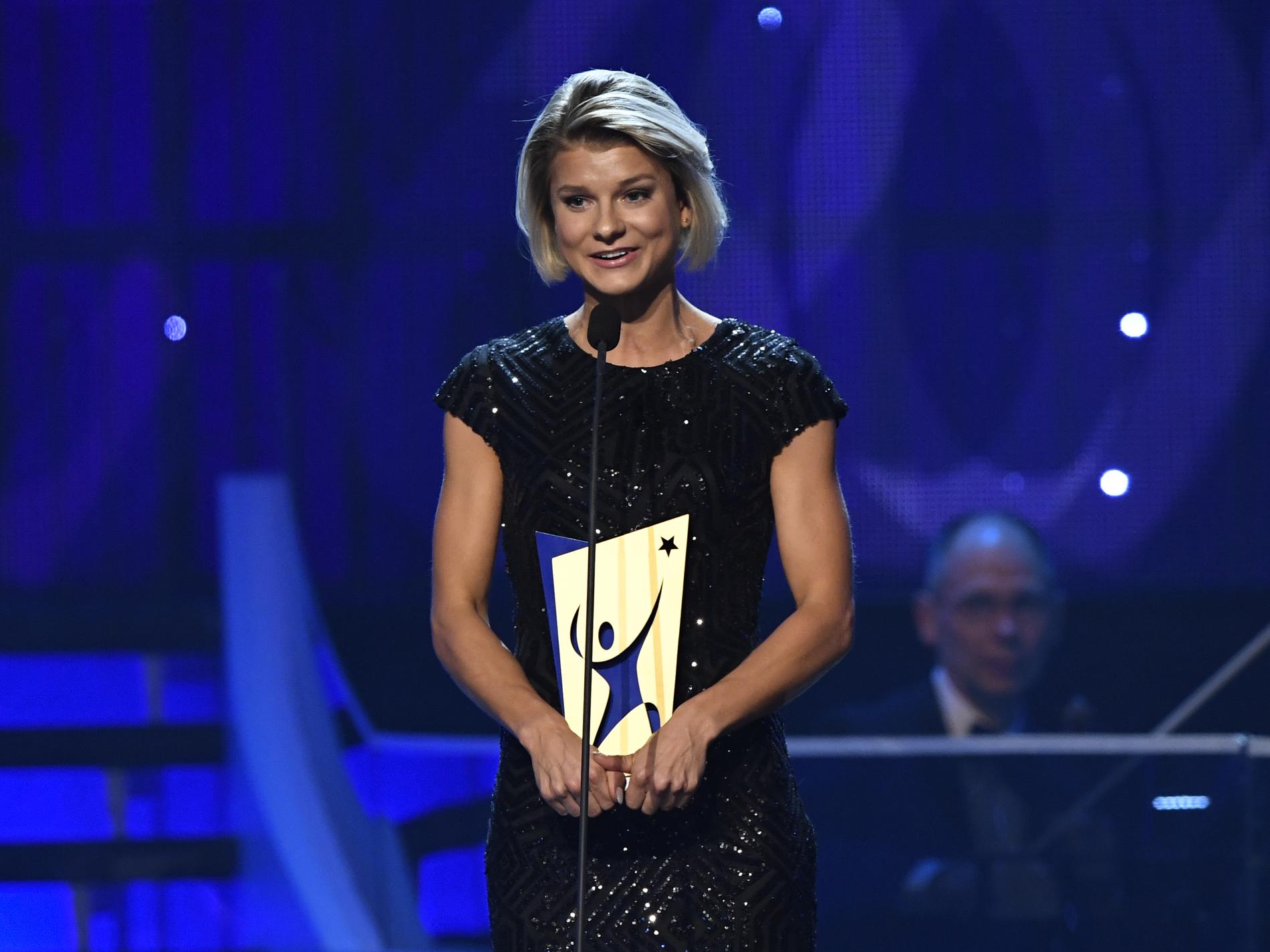 Jenny Rissveds tilldelas priset Årets Prestation.