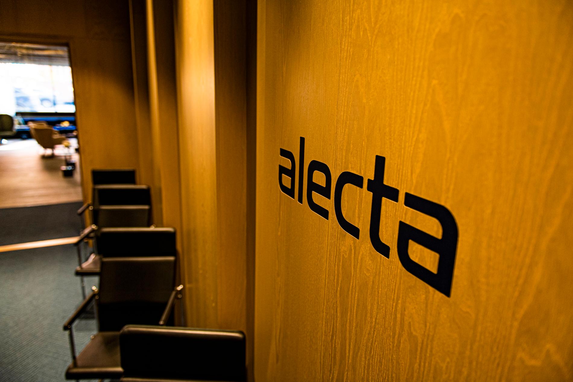 Arkivbild från tjänstepensionsföretaget Alectas huvudkontor i Stockholm.