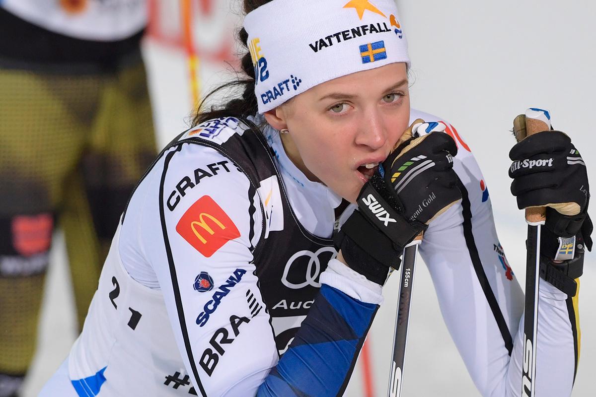 Anna Dyvik körde sprinten i VM.