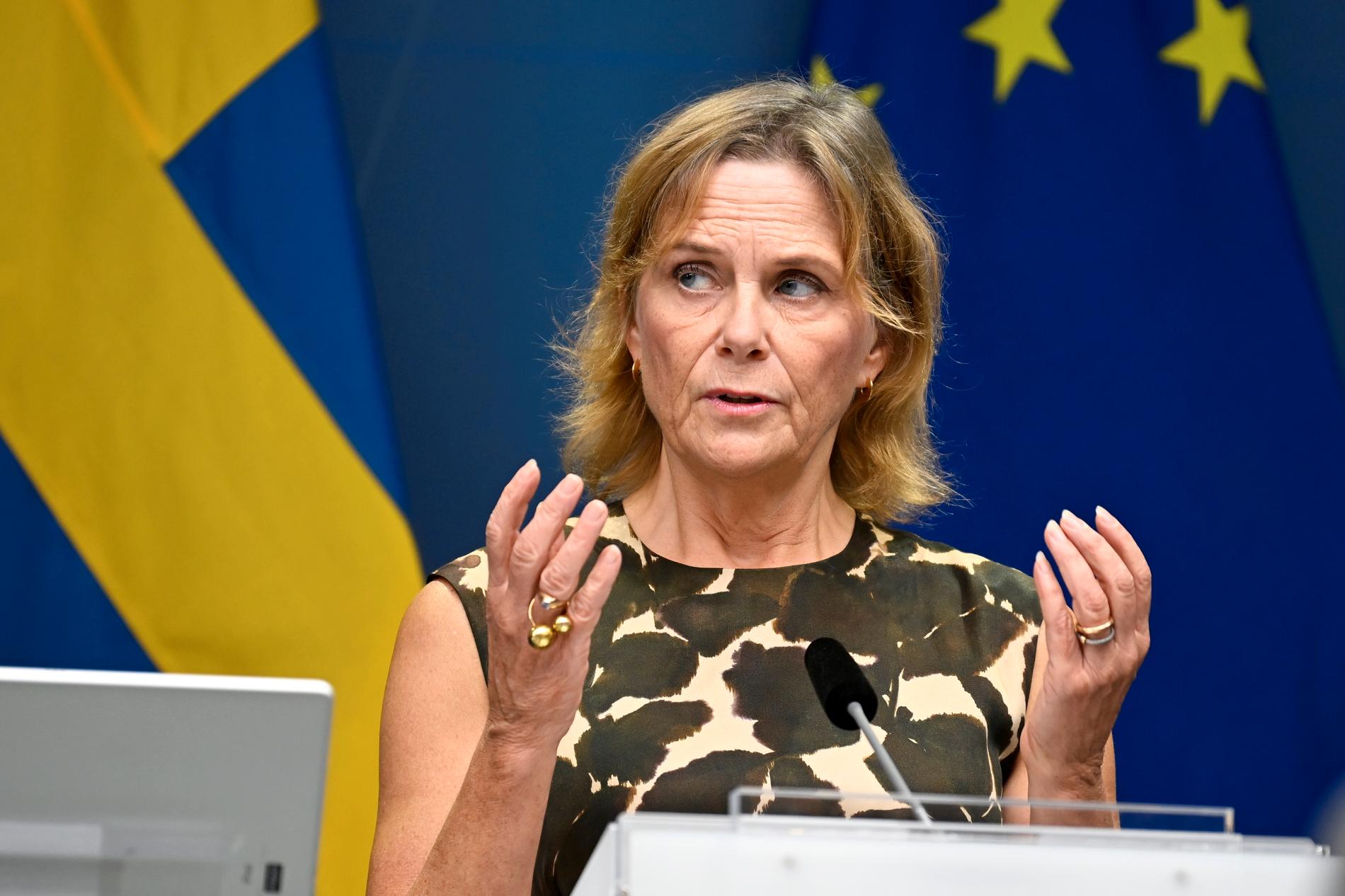 Svenska kraftnäts generaldirektör Lotta Medelius-Bredhe. Arkivbild.