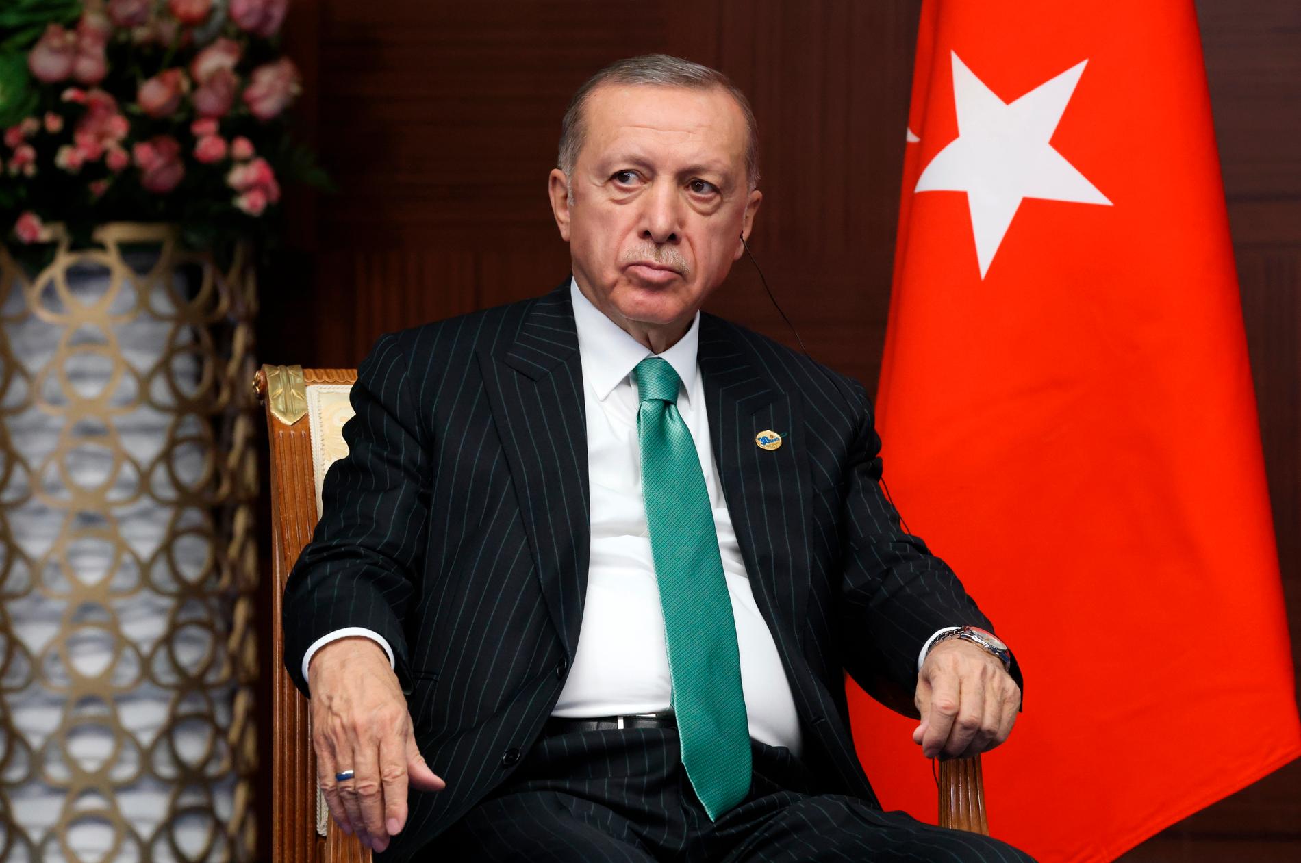 Paludan skickar ett löfte till Turkiets president Erdogan. 