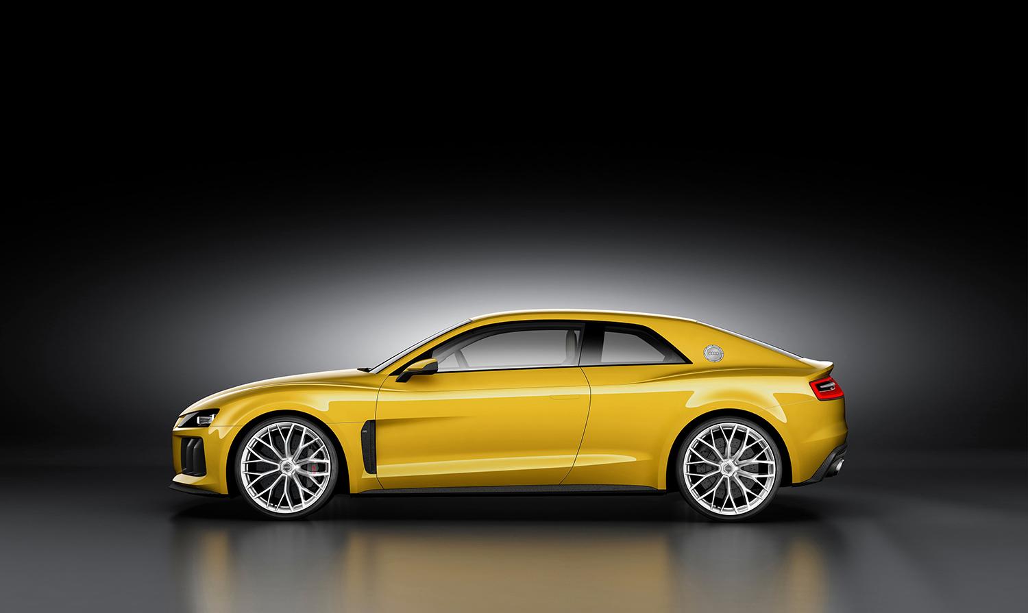 Så här såg Audis Sport Quattro-koncept ut som de visade upp 2015