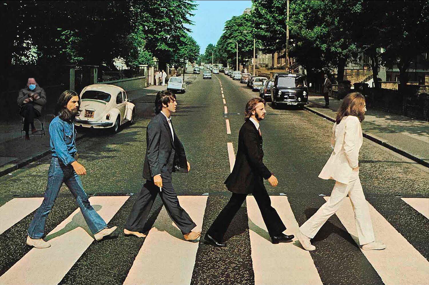 Bernie Sanders-memet på omslaget till Betales ”Abbey Road”.