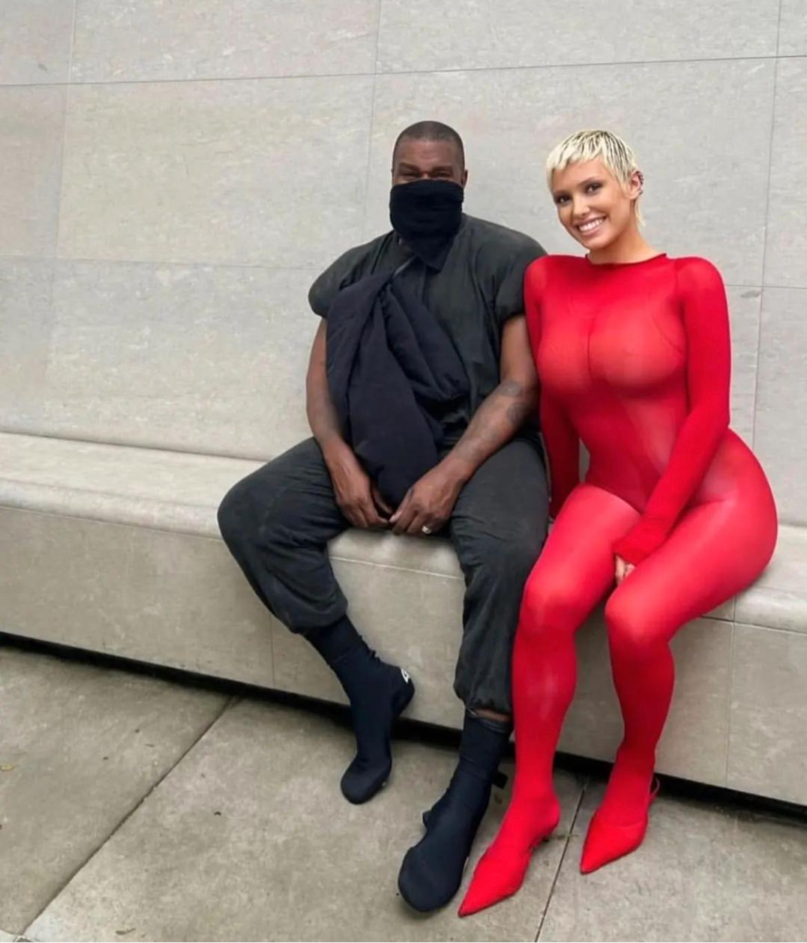 Kanye West och Bianca Censori.