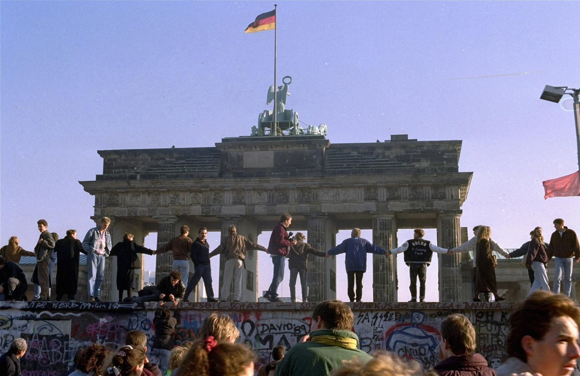 Brandenburger Tor i november 1989.