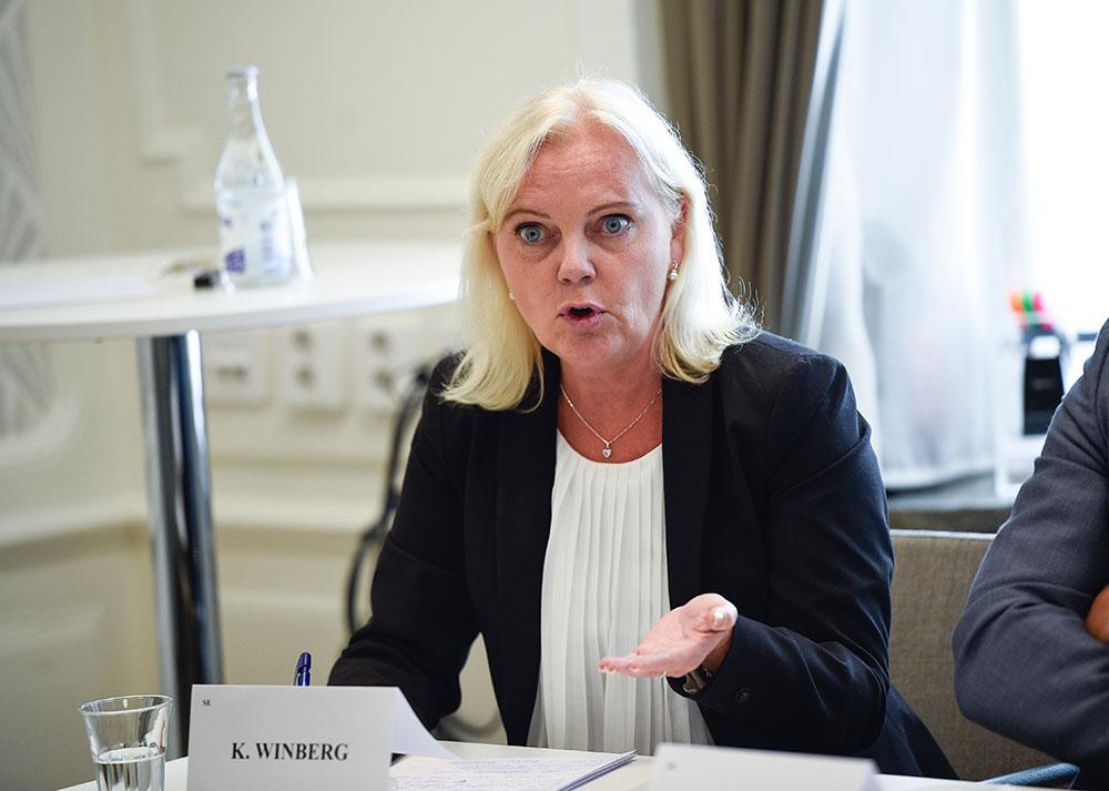 Kristina Winberg, tidigare EU-parlamentariker för SD, uteslöts ur partiet.
