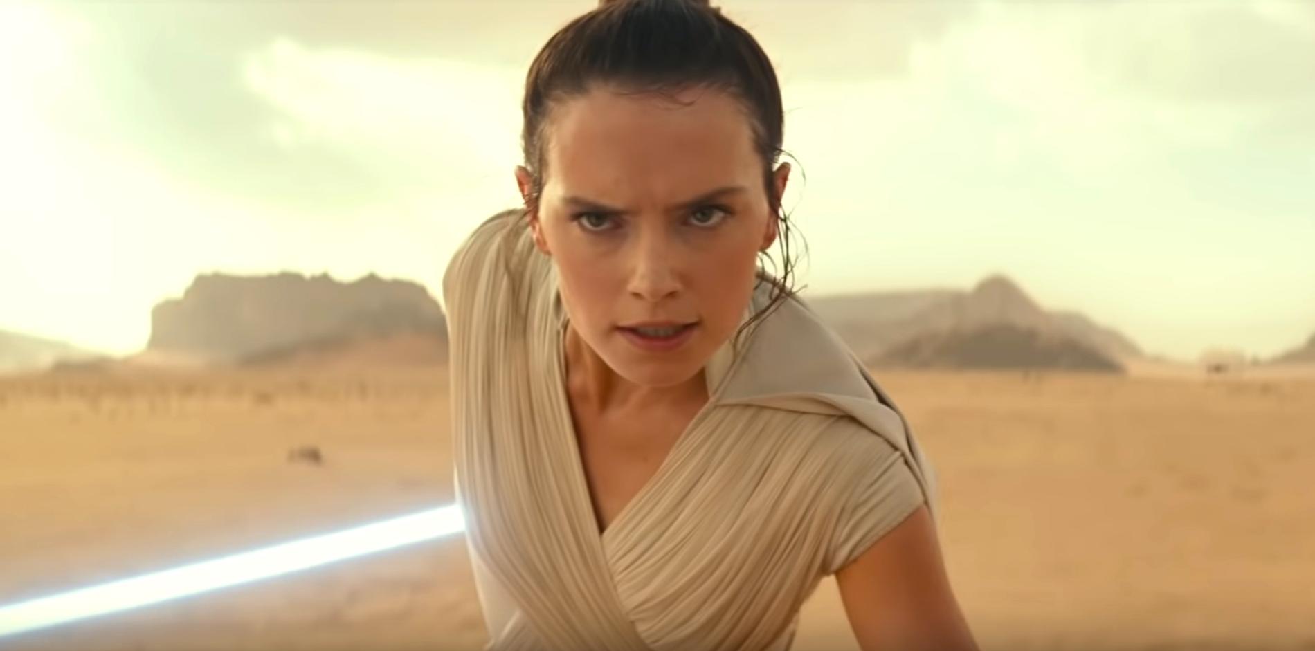 Daisy Ridley i ”Star wars: The rise of Skywalker”.