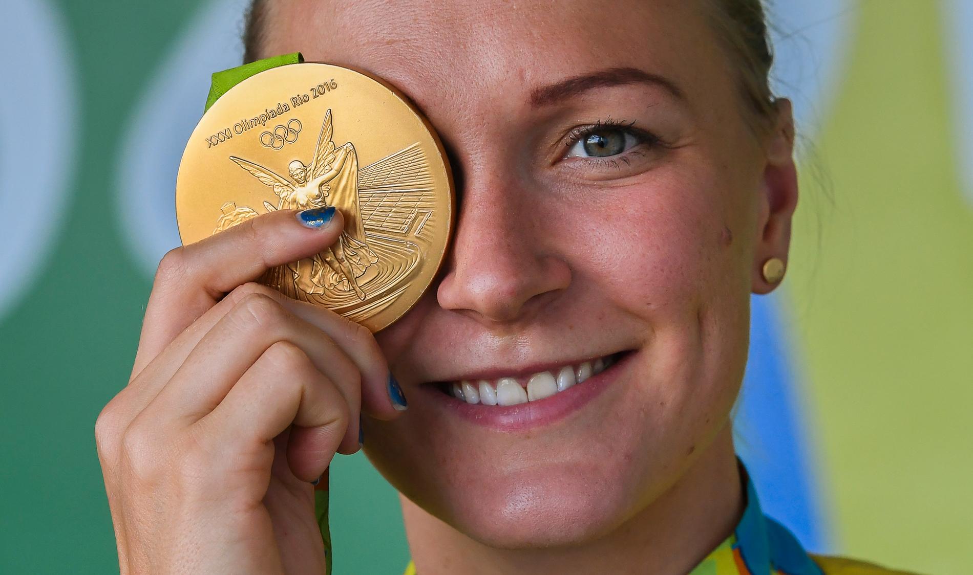 Simmaren Sarah Sjöström blir en av Sveriges största medaljhopp i Tokyo i sommar. Arkivbild.