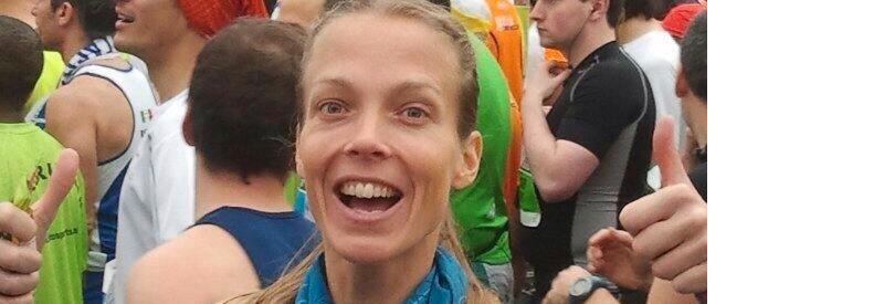 Angelica Samuelsson, 38, slutade elva i Madrid Maraton.