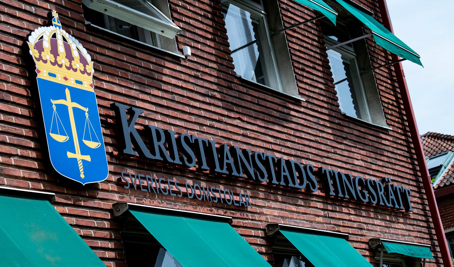 Kristianstads tingsrätt dömer en man för bland annat mordförsök efter en vansinneskörning i början av april. Arkivbild.