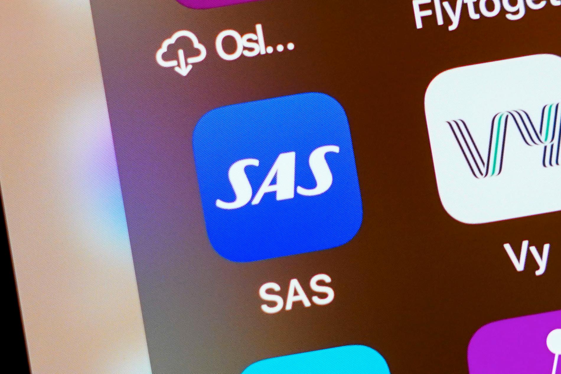 Flygbolaget SAS rasar på Stockholmsbörsen. Arkivbild.