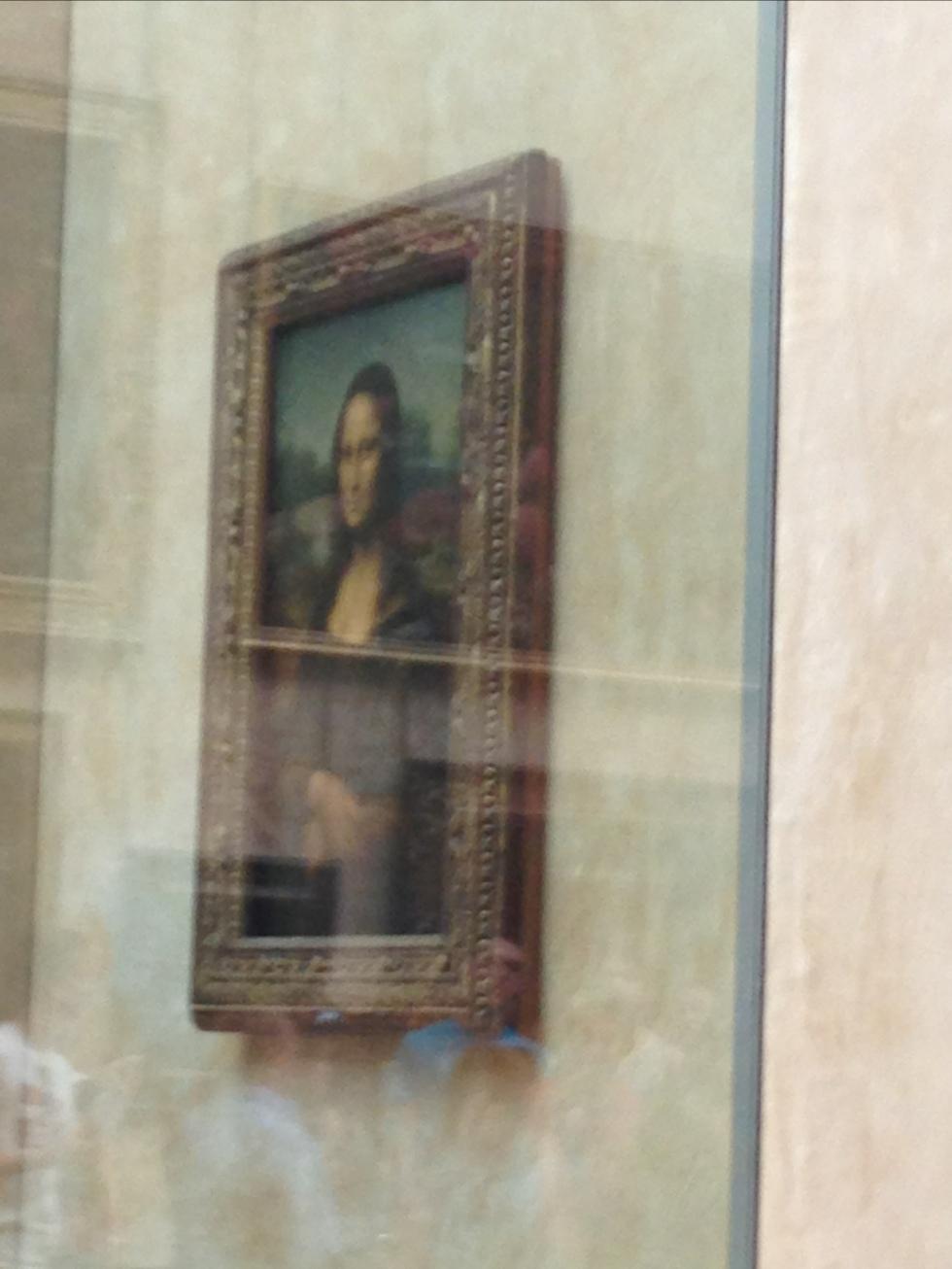 Tittar på Mona Lisa