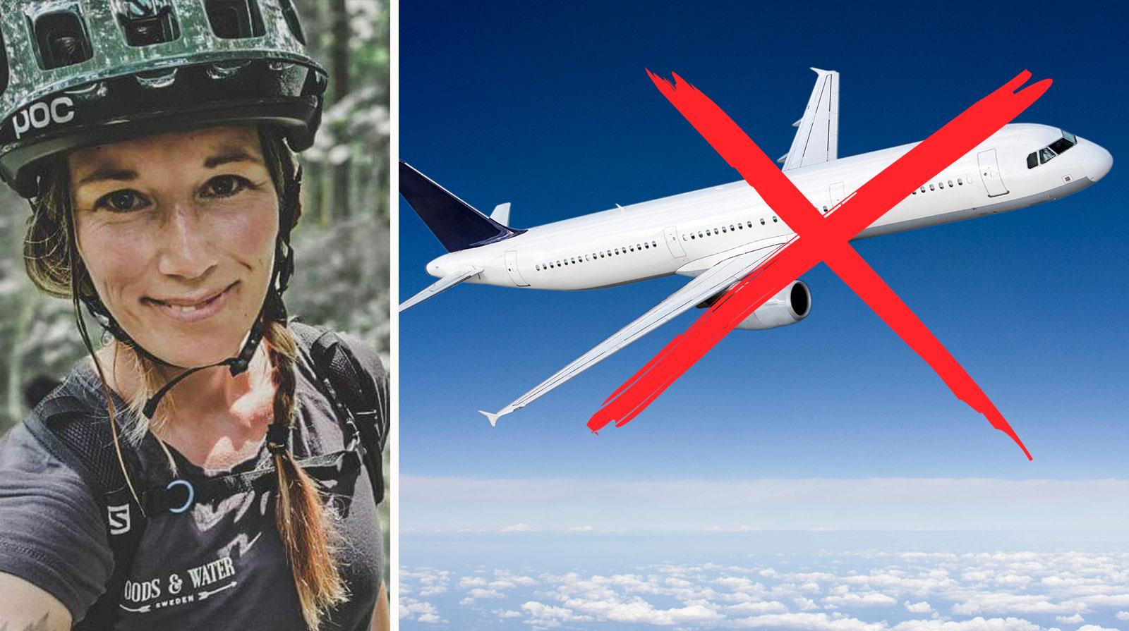Företagaren Linda Staaf säger nej till flygande turister. 