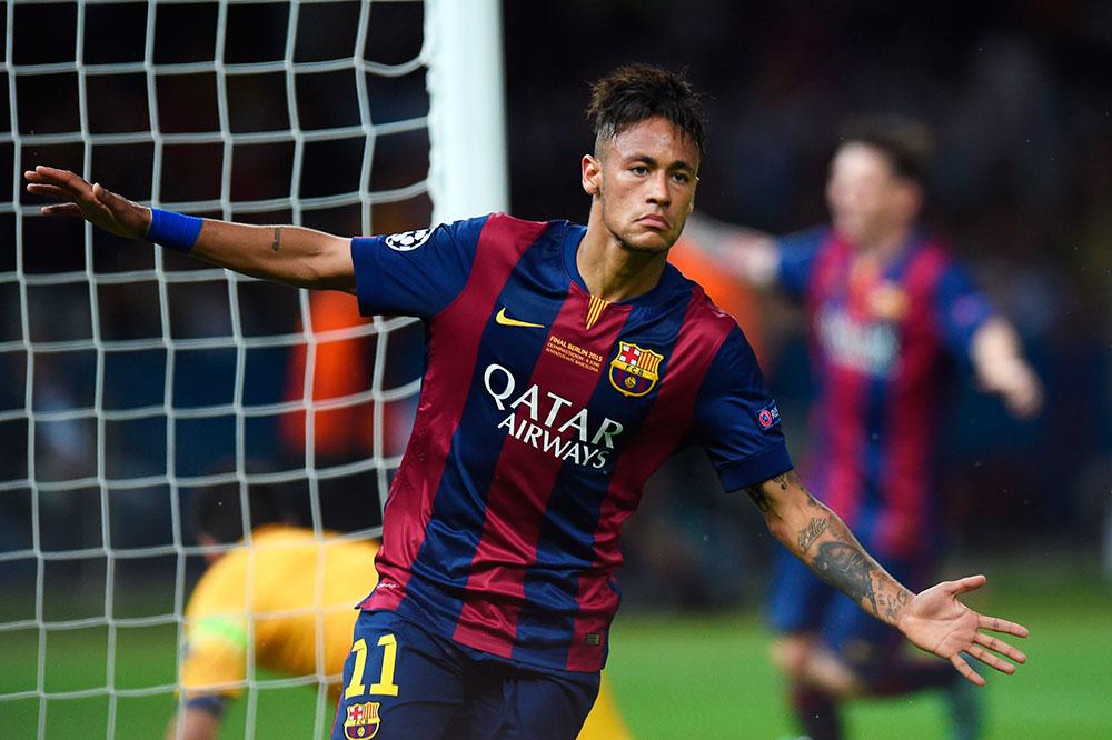 Neymar, regerande skyttekung i spanska cupen.