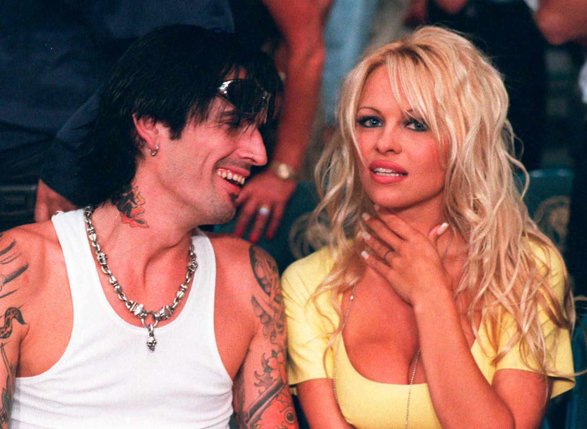 Pamela Anderson och Tommy Lee.
