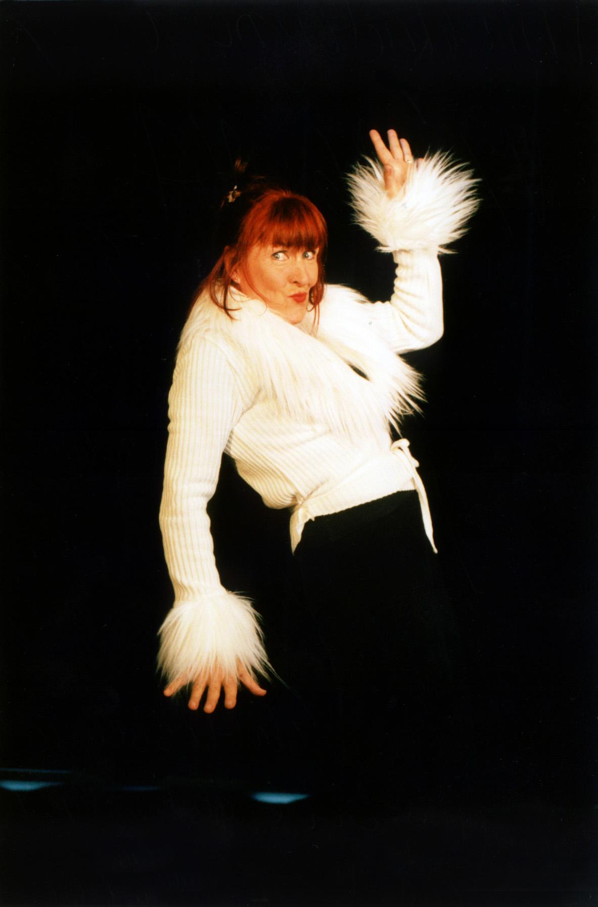 Kim Anderzon i föreställningen vivagina.